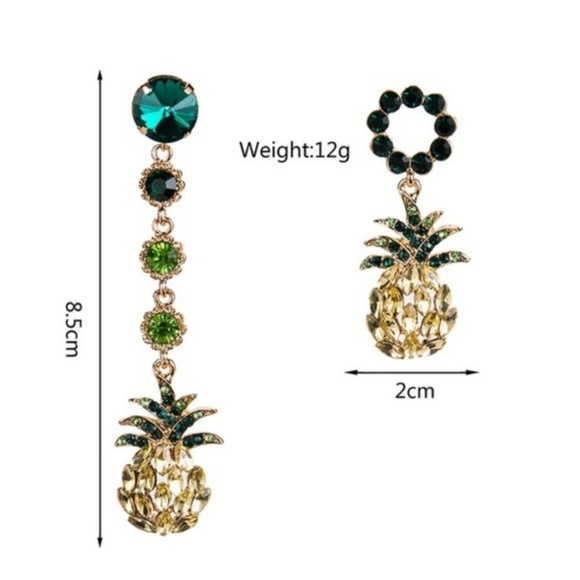 ✨🍸HOST PICK🍸✨ Pineapple Earrings_NWT - Picture 4 of 5